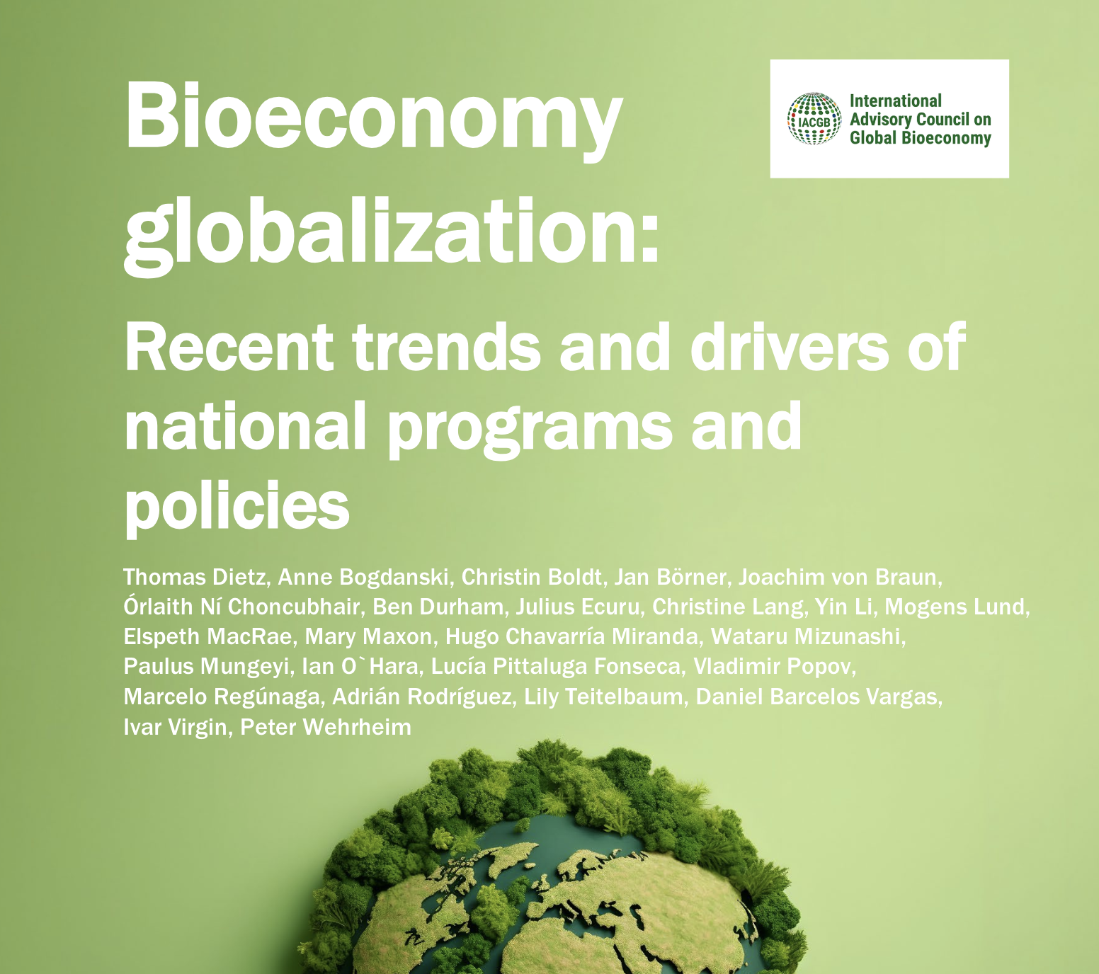 April 2024 New IACGB Report on Global Bioeconomy BioInnovate Africa